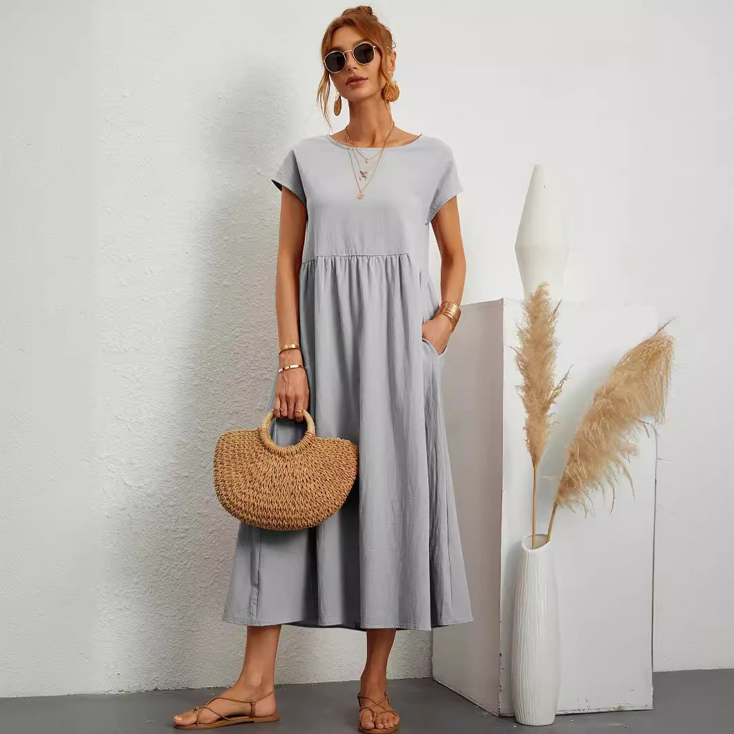 Robe longue fluide et élégante