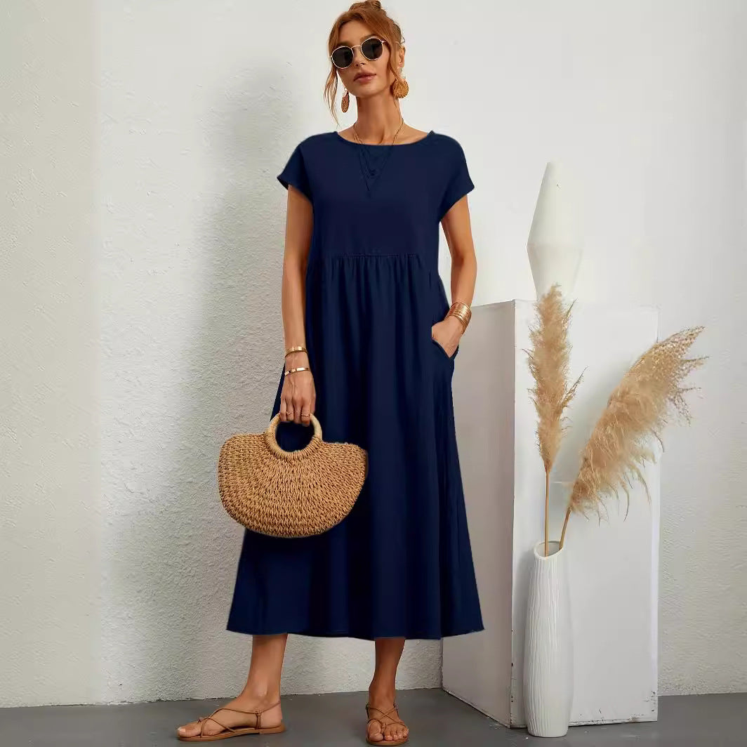Robe longue fluide et élégante