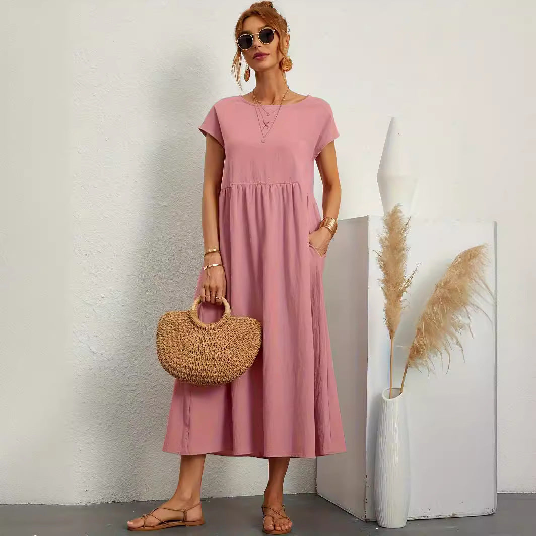 Robe longue fluide et élégante