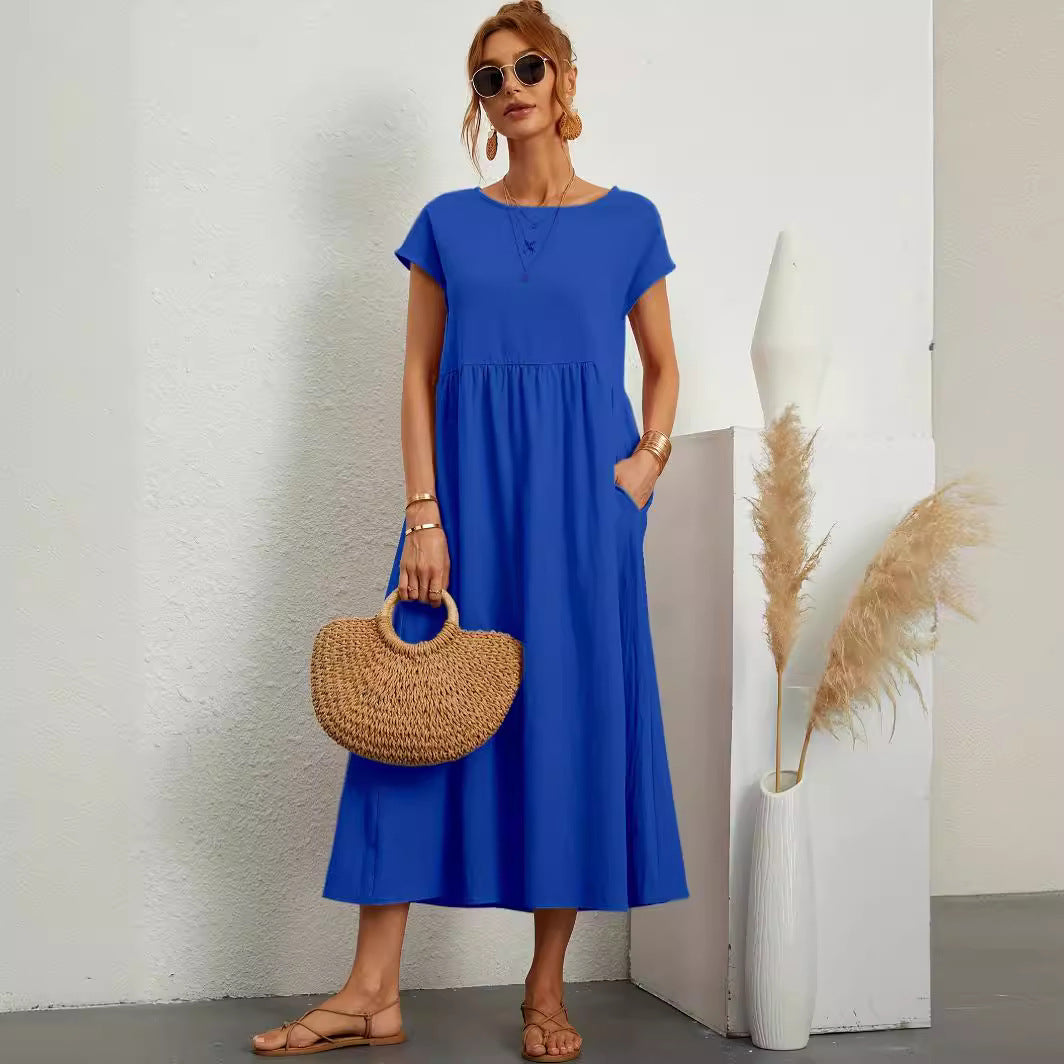 Robe longue fluide et élégante